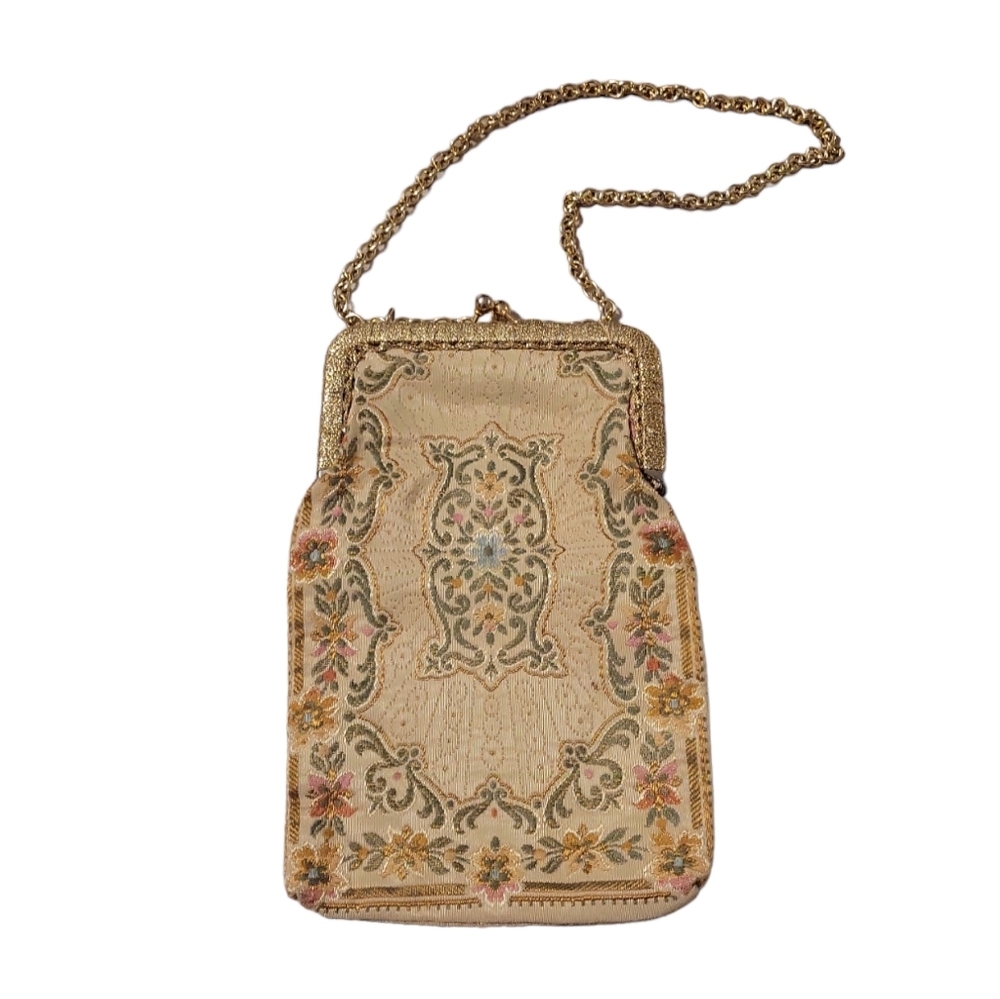 Vintage floral purse